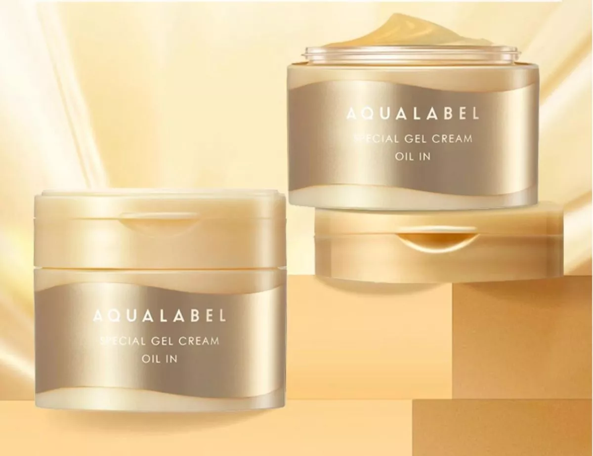 HISEIDO Aqualabel Special Gel cream OIL IN (ЗОЛОТОЙ) 90g