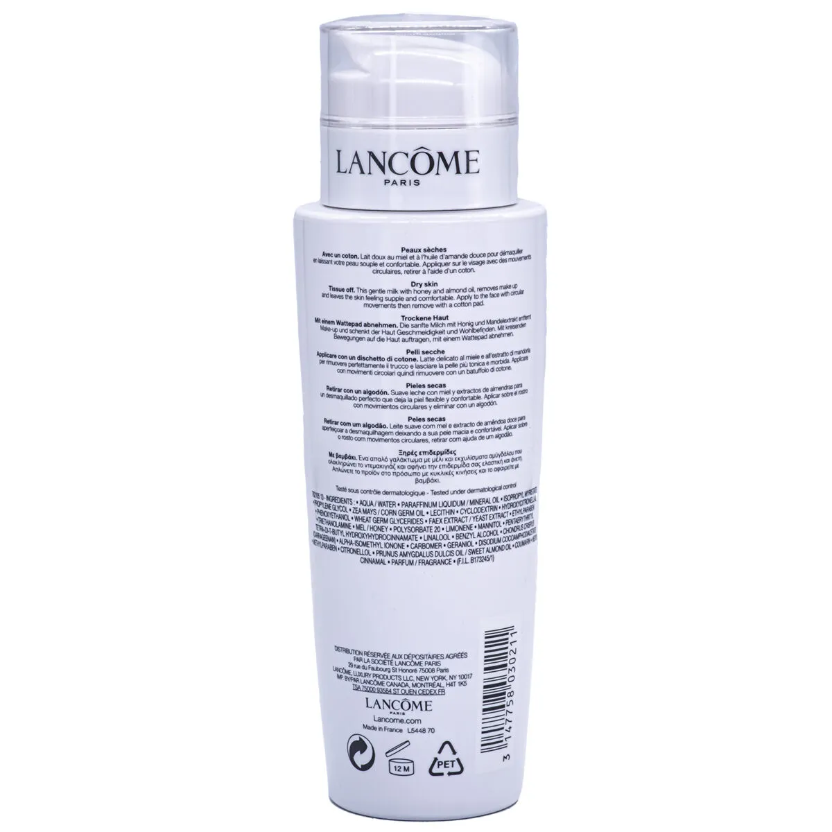 Ланком Lait Galatee Confort Молочко для снятия макияжа 400ml LANCOME 2